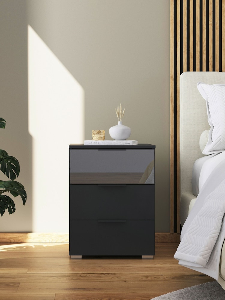 Rauch metallicgrey Bayla Bedside Table - Image 1 of 3 Rauch metallicgrey Bayla Bedside Table - Image 1 of 3