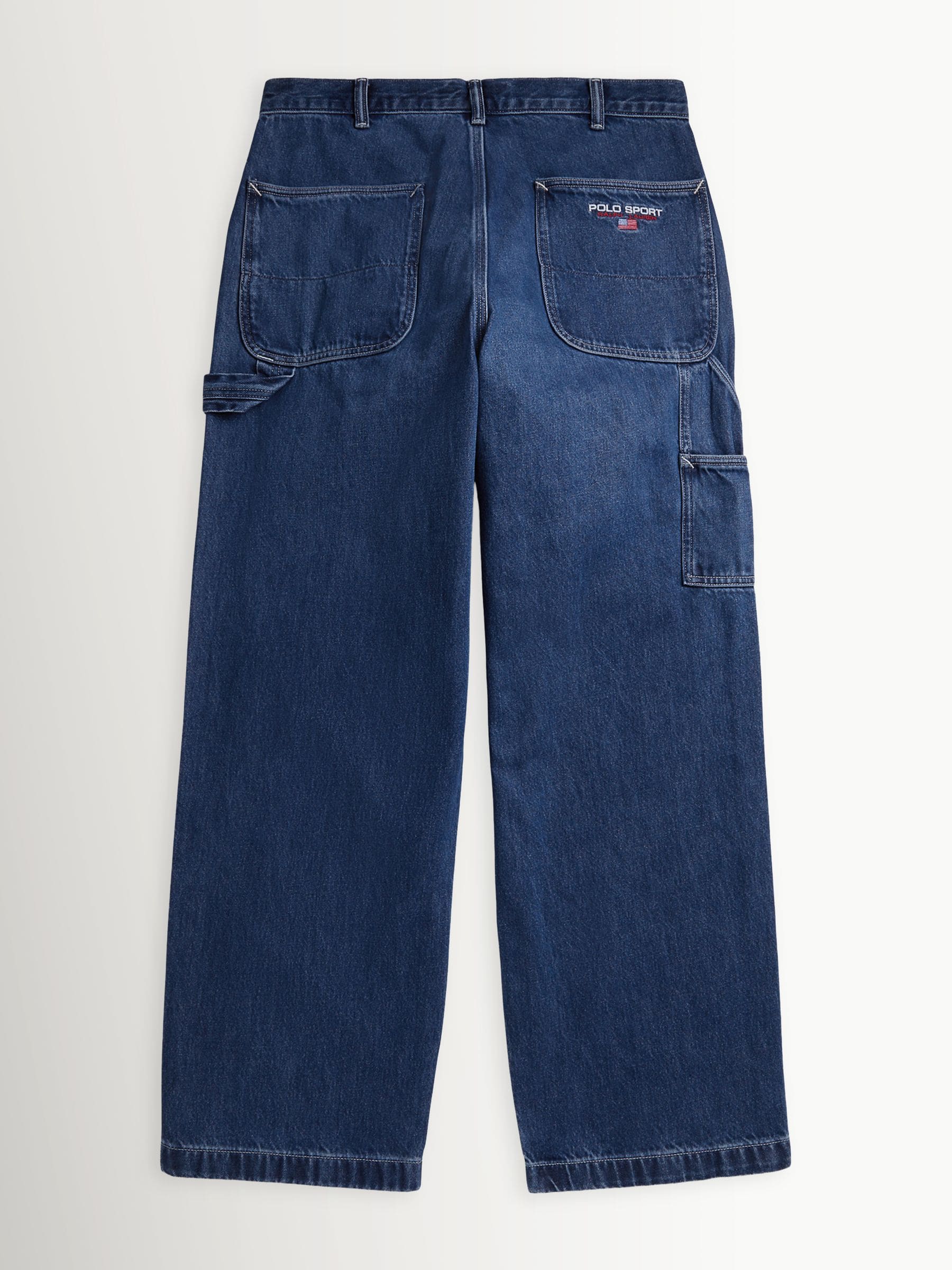 Buy Polo Ralph Lauren Blue Polo Sport Mid Wash Jeans from the Next