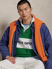 Polo Ralph Lauren Green Polo Sport Rugby Shirt - Image 4 of 6