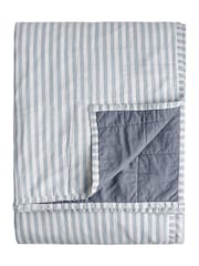 Yard Mineral Hebden Stripe Stonewashed Cotton Bedspread - Image 3 of 4