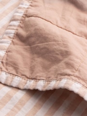 Yard Blush Hebden Stripe Stonewashed Cotton Bedspread - Image 4 of 4