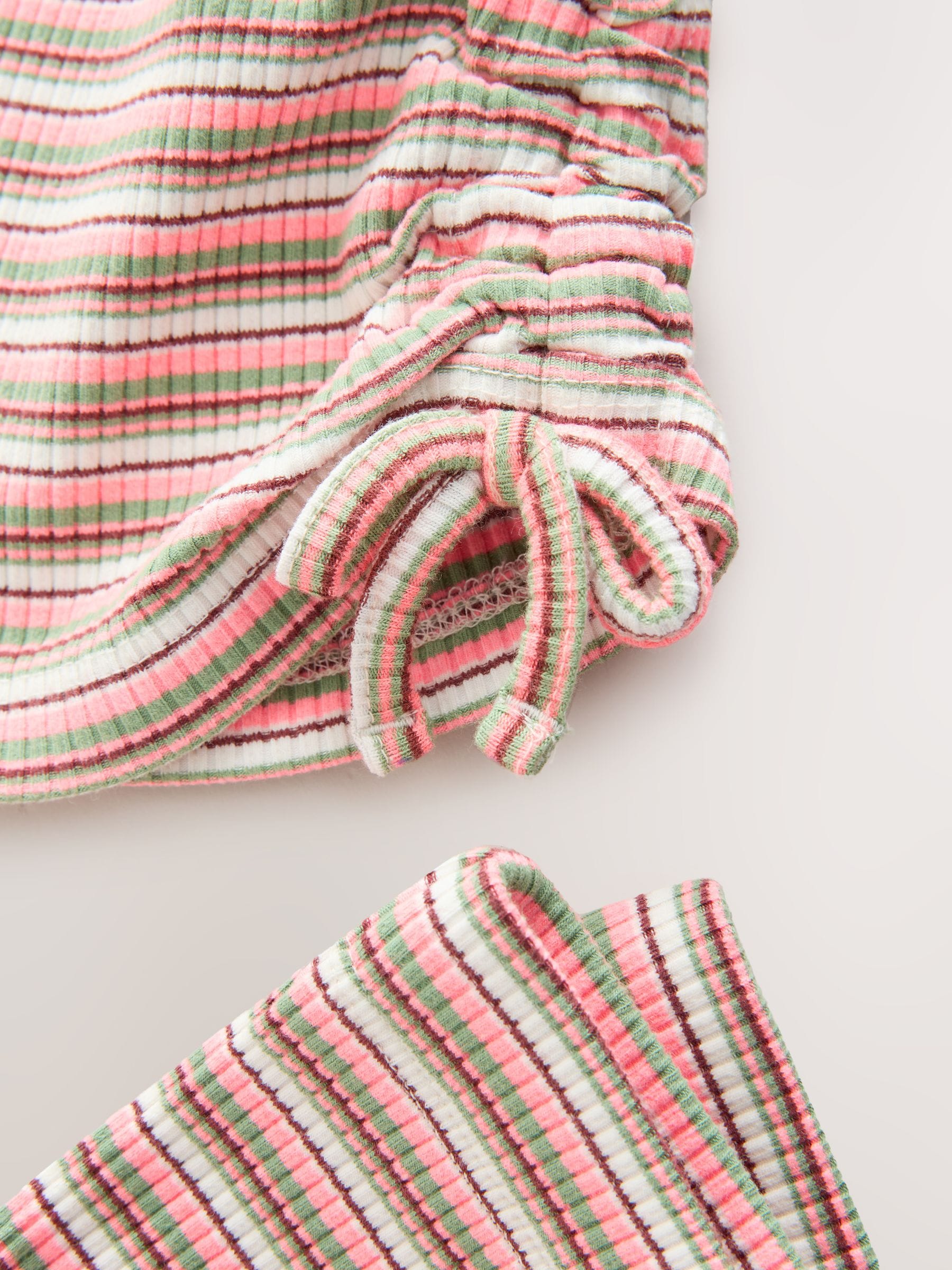 Buy Pink Multi Stripe T-Shirt and Kickflares Set (3-16yrs) from