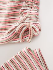 Pink Multi Stripe T-Shirt and Kickflares Set (3-16yrs) - Image 4 of 5