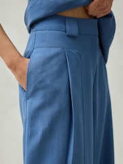 Blue Wide Leg Trousers - Image 6 of 9