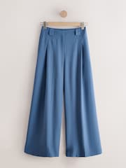 Blue Wide Leg Trousers - Image 7 of 9