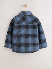 Blue Check Borg Fleece Shacket (3-16yrs) - Image 7 of 10