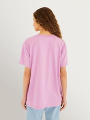 Farm Rio Pink Paris Carousel Relaxed T-Shirt - Image 2 of 5