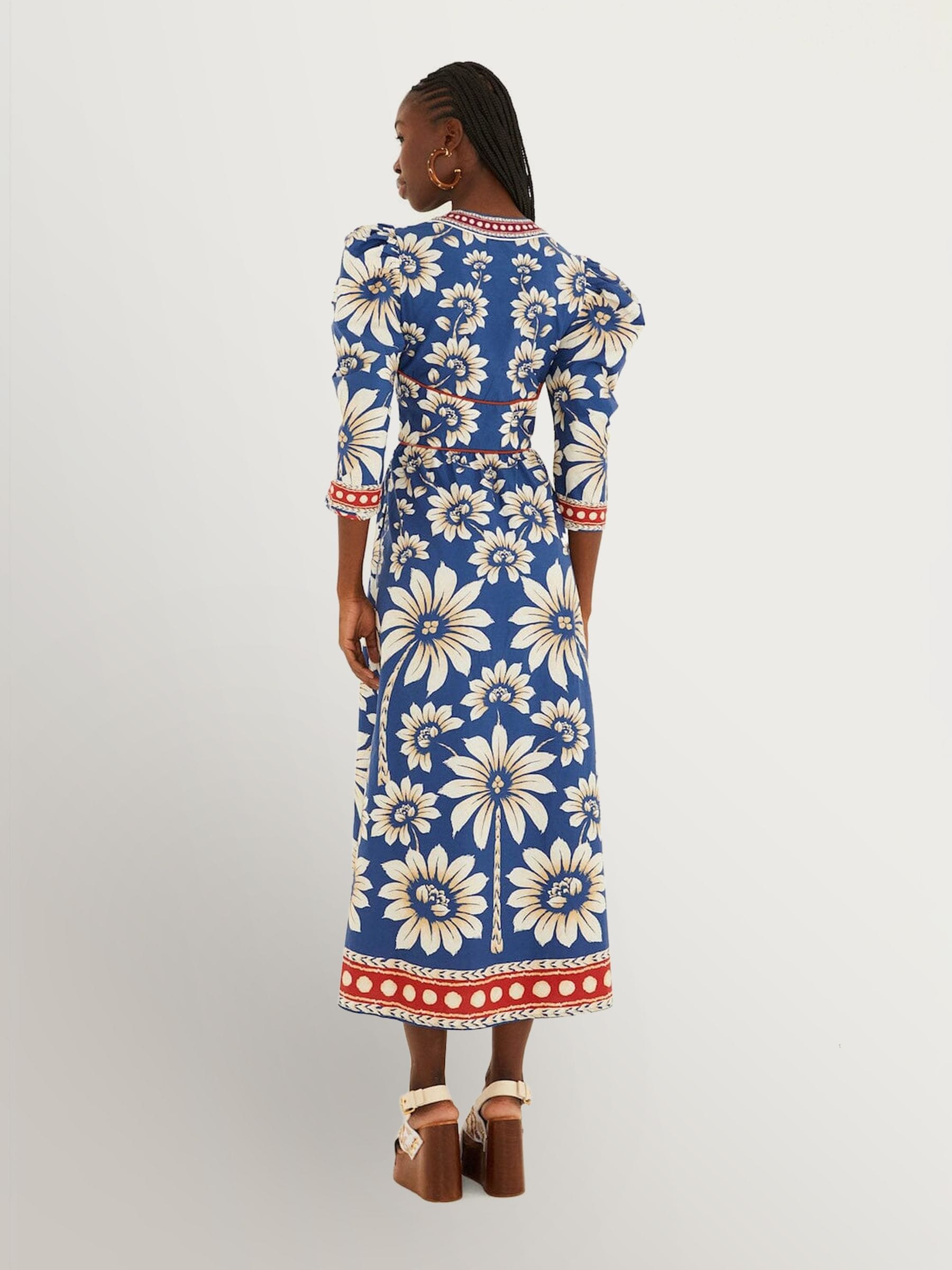 cotton kaftan short dress Print Color:28-Multi Do not soak or Icon_Machinewashable Empire Wedding Dresses