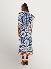 Farm Rio Blue Luna Blue Maxi Dress - Image 2 of 4