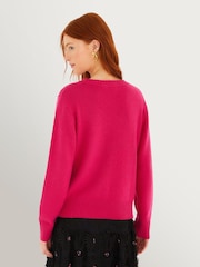 Farm Rio Pink Tucan Knit Sweater - Image 2 of 3