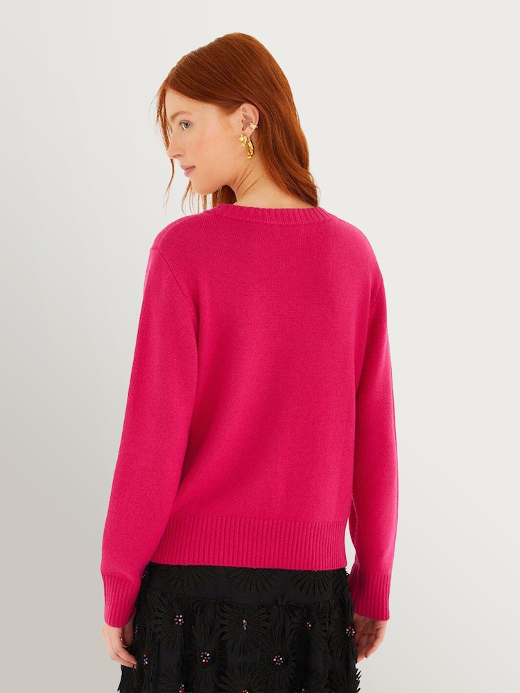Farm Rio Pink Tucan Knit Sweater - Image 2 of 3