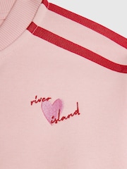 River Island Pink Bow Top & Joggers Set - Image 4 of 5