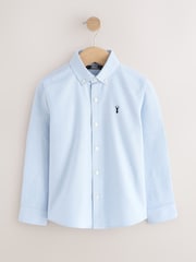 Blue Single Premium Oxford Shirt (3-17yrs) - Image 1 of 4