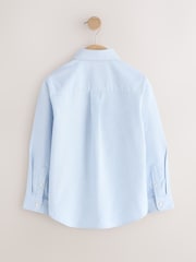Blue Single Premium Oxford Shirt (3-17yrs) - Image 2 of 4