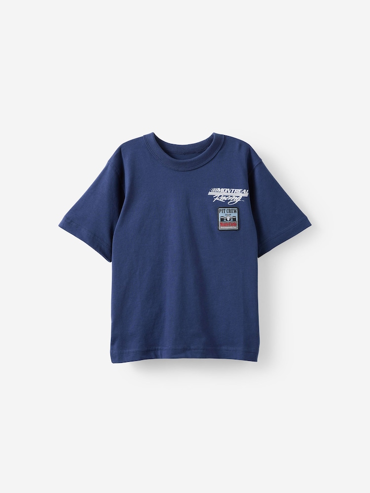 أزرق - Cotton On Jonny Short Sleeve Graphic Print T-Shirt - صورة 1 من 3 أزرق - Cotton On Jonny Short Sleeve Graphic Print T-Shirt - صورة 1 من 3