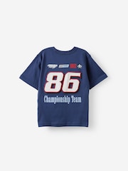 Cotton On Blue Jonny Short Sleeve Graphic Print T-Shirt - Image 2 of 3