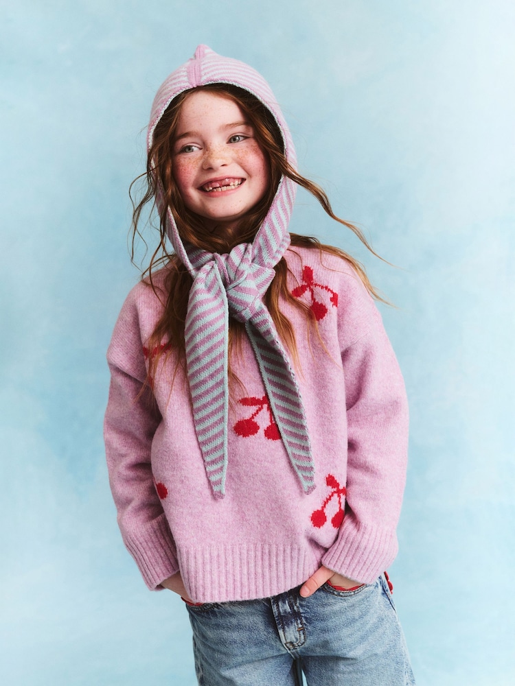 Cotton On Purple Sam Soft Knit Jumper - Image 1 of 5 Cotton On Purple Sam Soft Knit Jumper - Image 1 of 5