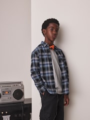 Blue Check Long Sleeve Check Shirt (3-16yrs) - Image 1 of 4