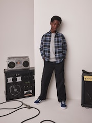 Blue Check Long Sleeve Check Shirt (3-16yrs) - Image 2 of 4