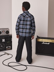 Blue Check Long Sleeve Check Shirt (3-16yrs) - Image 3 of 4