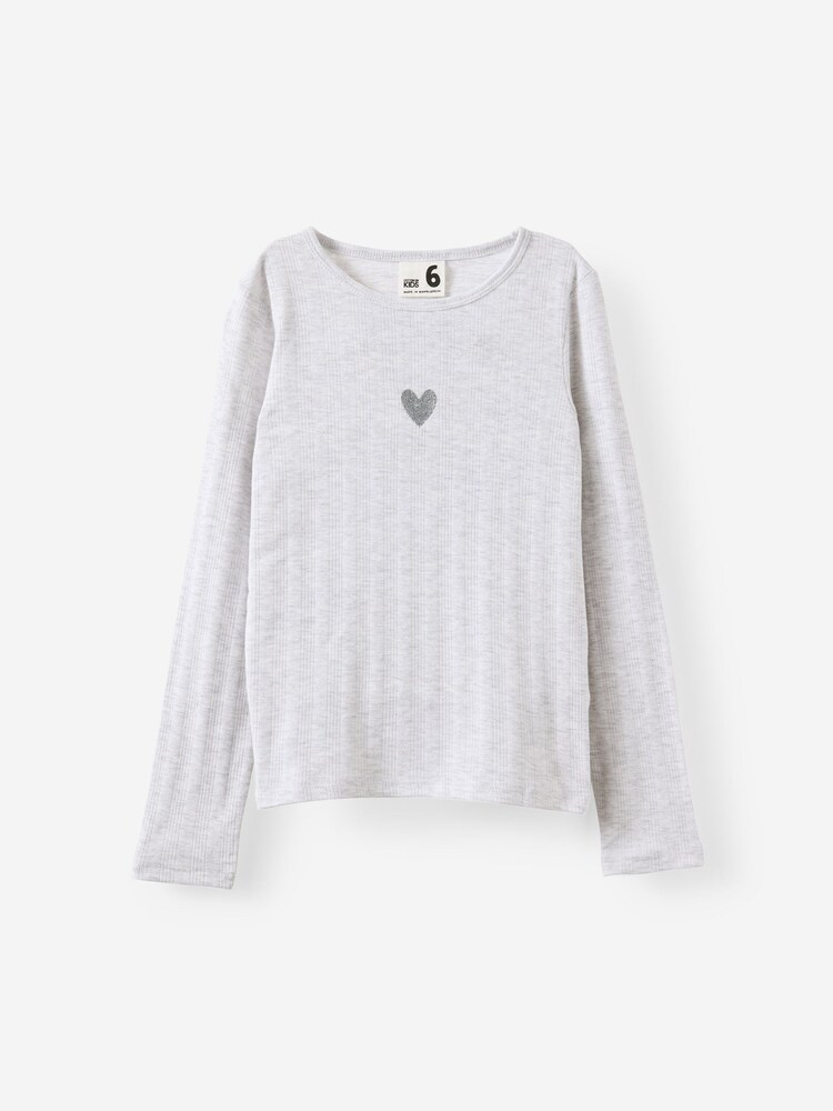 Cotton On Grey Jade Crew Top - Image 1 of 3 Cotton On Grey Jade Crew Top - Image 1 of 3