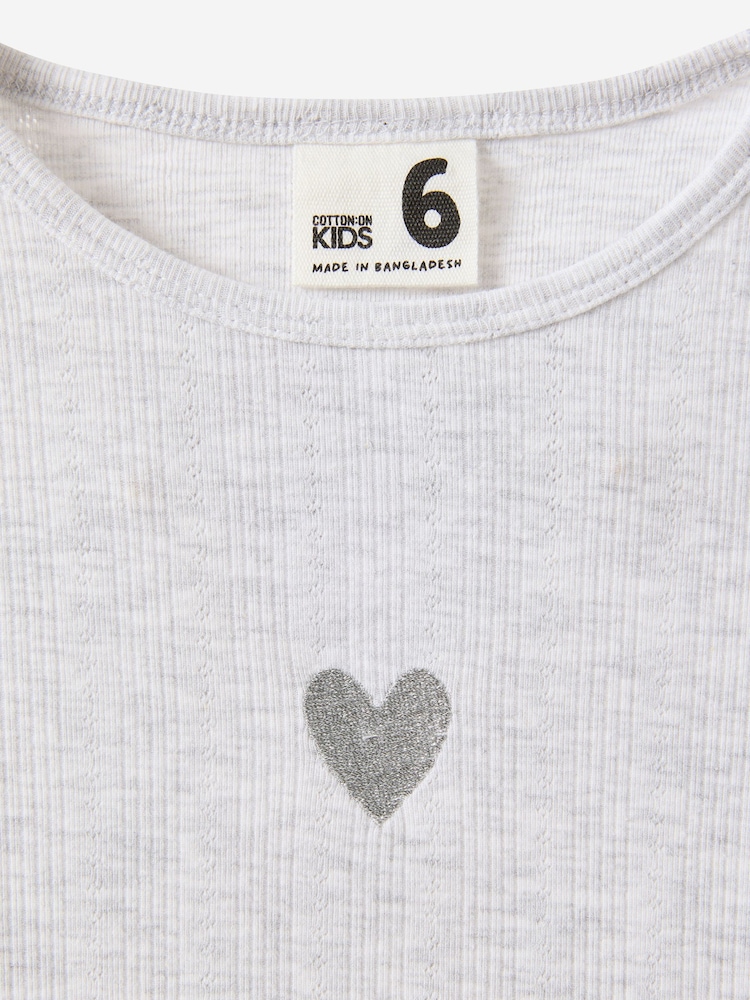 Cotton On Grey Jade Crew Top - Image 2 of 3 Cotton On Grey Jade Crew Top - Image 2 of 3