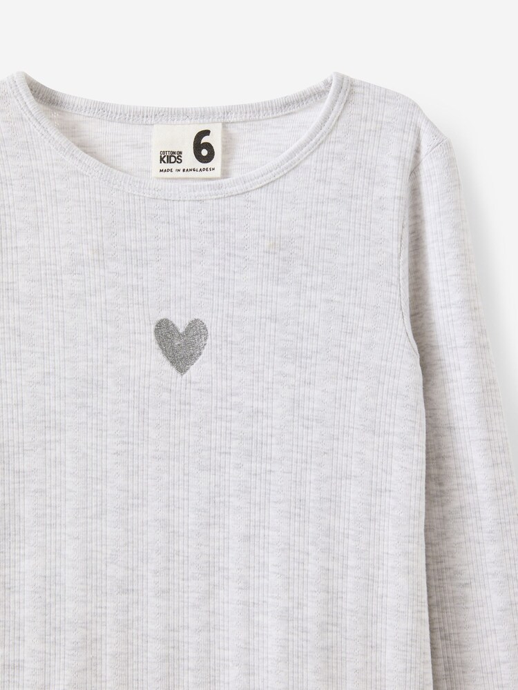 Cotton On Grey Jade Crew Top - Image 3 of 3 Cotton On Grey Jade Crew Top - Image 3 of 3