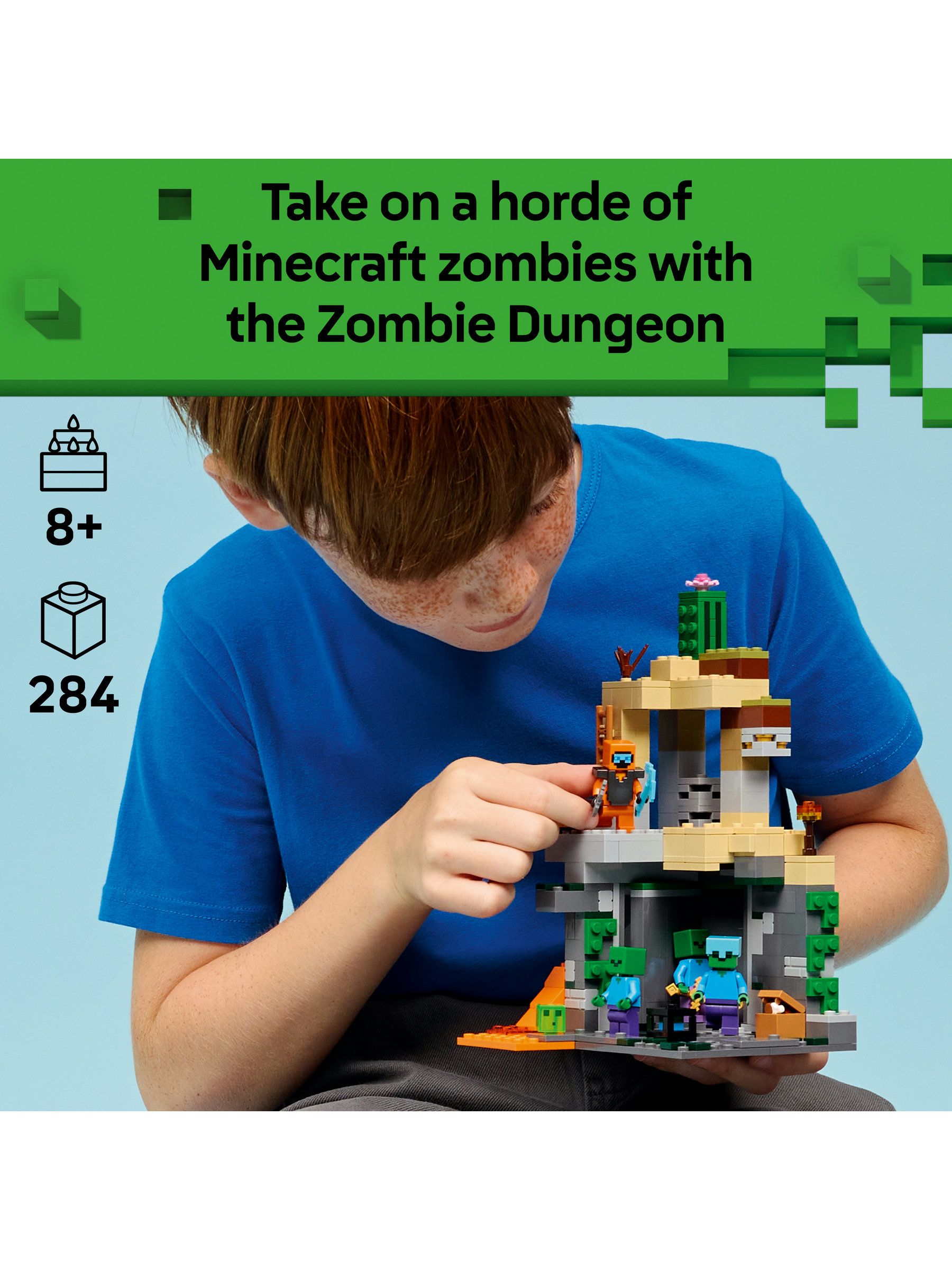 Cumpără LEGO Minecraft Zombie Dungeon Building Toy 21587 from Next