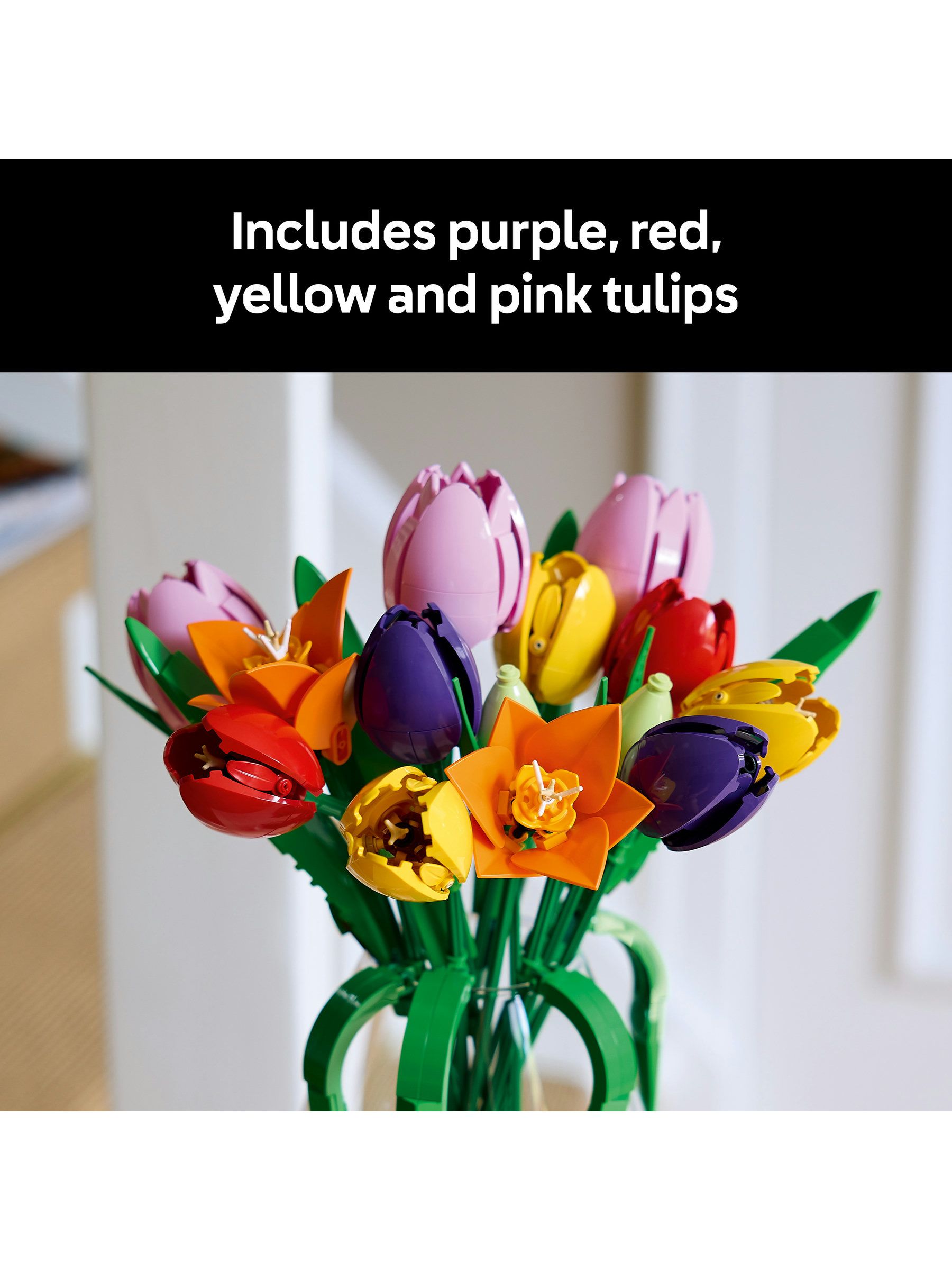 Cumpără LEGO Botanicals Tulip Bouquet Artificial Flowers Set 11501
