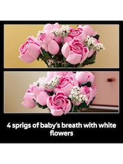 LEGO Botanicals Bouquet of Pink Roses Faux Flower Set 10374 - Image 5 of 9
