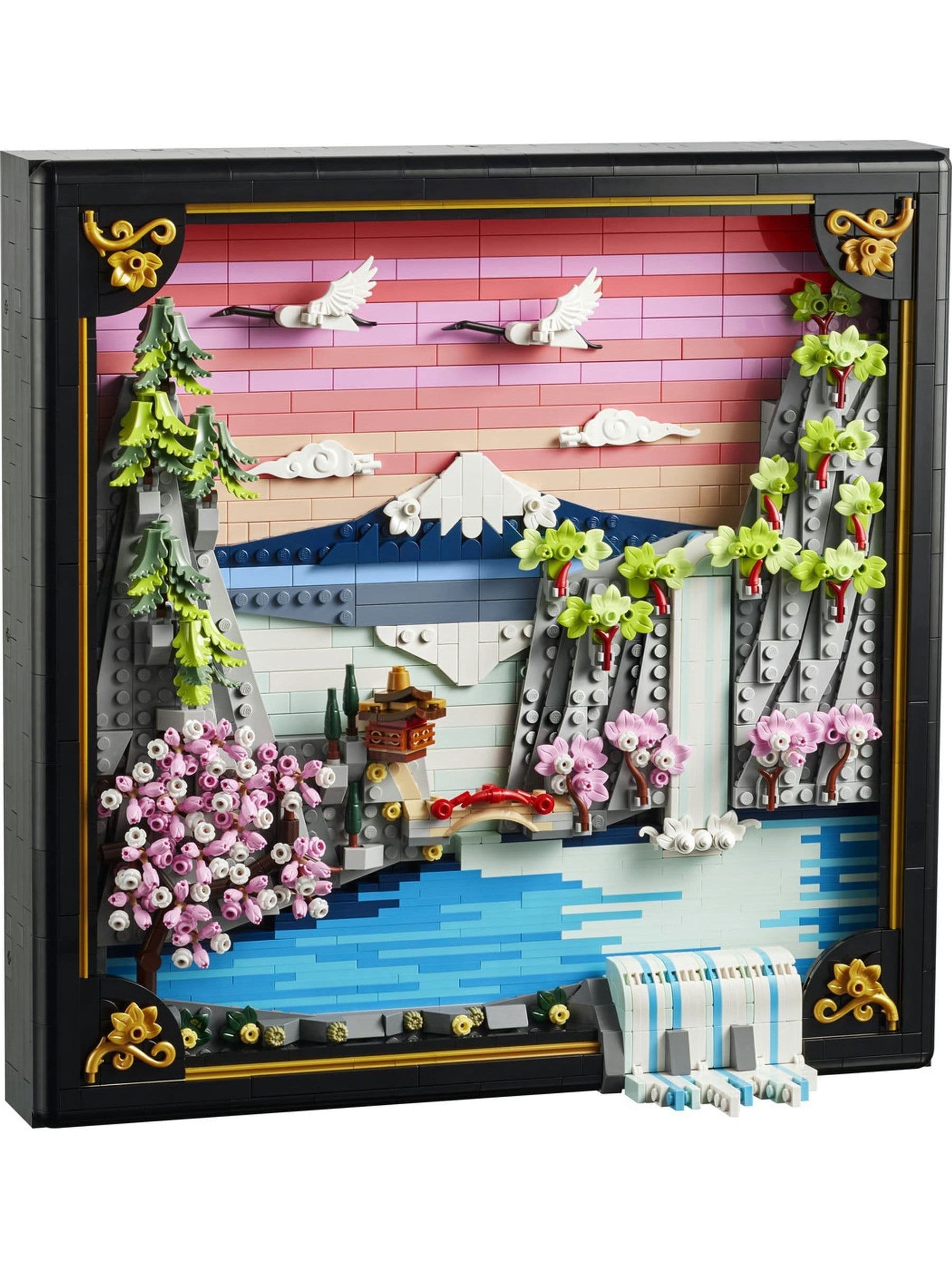 Buy LEGO Art Japanese Cherry Blossom Landscape Wall Art 31218 from