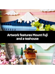 LEGO Art Japanese Cherry Blossom Landscape Wall Art 31218 - Image 4 of 9