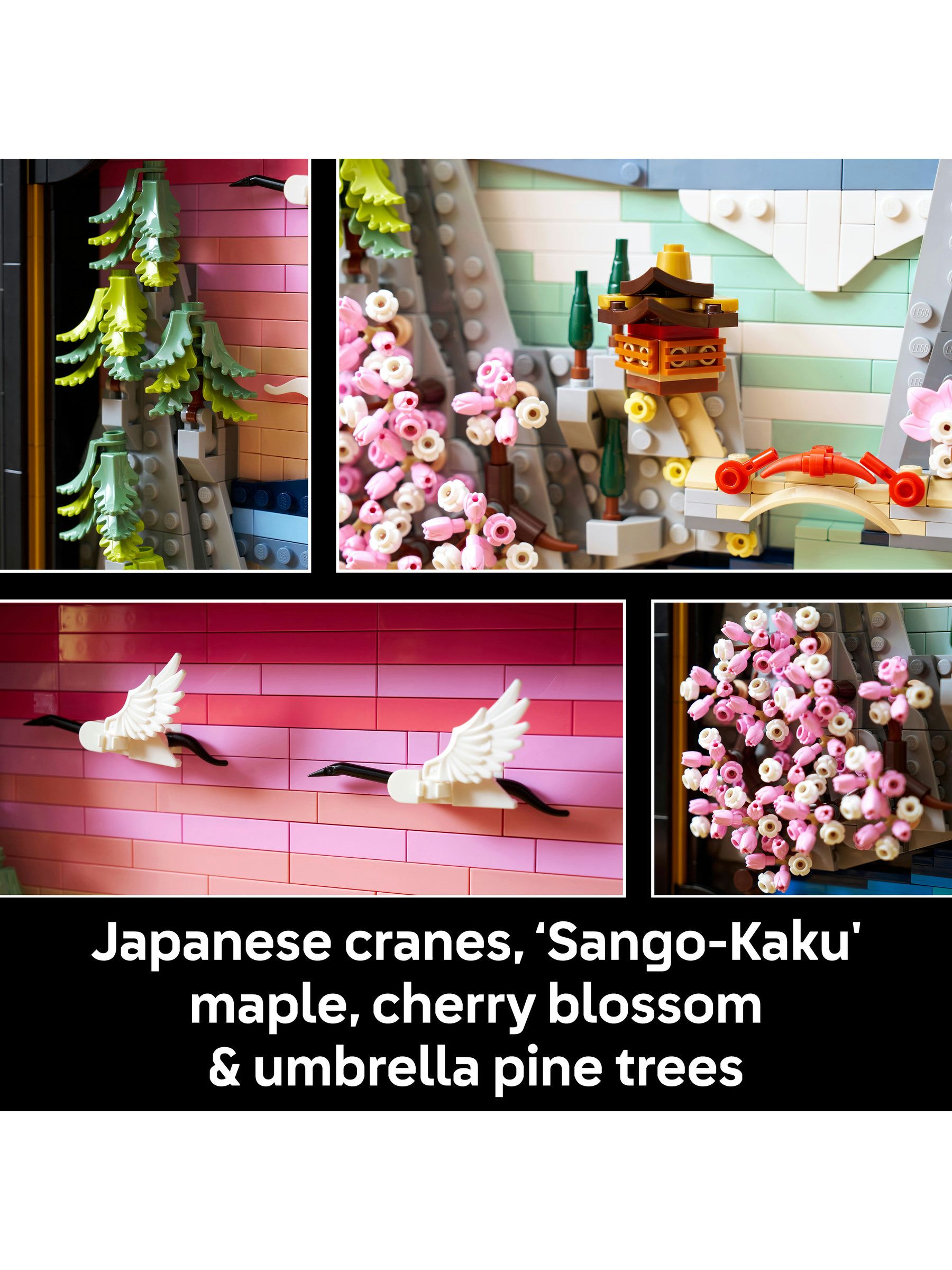 Buy LEGO Art Japanese Cherry Blossom Landscape Wall Art 31218 from