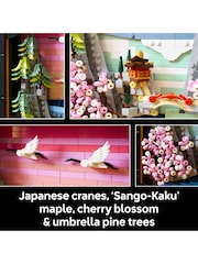 LEGO Art Japanese Cherry Blossom Landscape Wall Art 31218 - Image 5 of 9