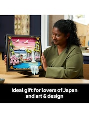 LEGO Art Japanese Cherry Blossom Landscape Wall Art 31218 - Image 8 of 9