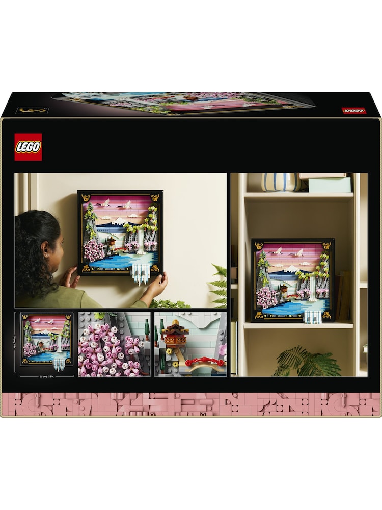 LEGO Art Japanese Cherry Blossom Landscape Wall Art 31218 - Image 9 of 9