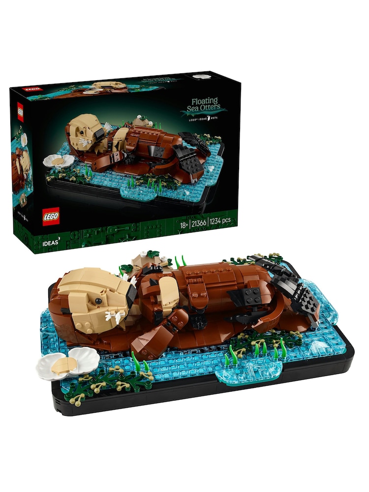 LEGO Ideas Floating Sea Otters Building Set for Adults 21366 - Image 1 of 9 LEGO Ideas Floating Sea Otters Building Set for Adults 21366 - Image 1 of 9