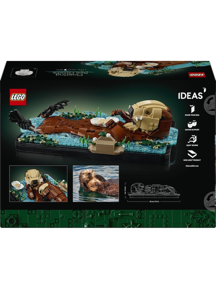 LEGO Ideas Floating Sea Otters Building Set for Adults 21366 - Image 9 of 9 LEGO Ideas Floating Sea Otters Building Set for Adults 21366 - Image 9 of 9