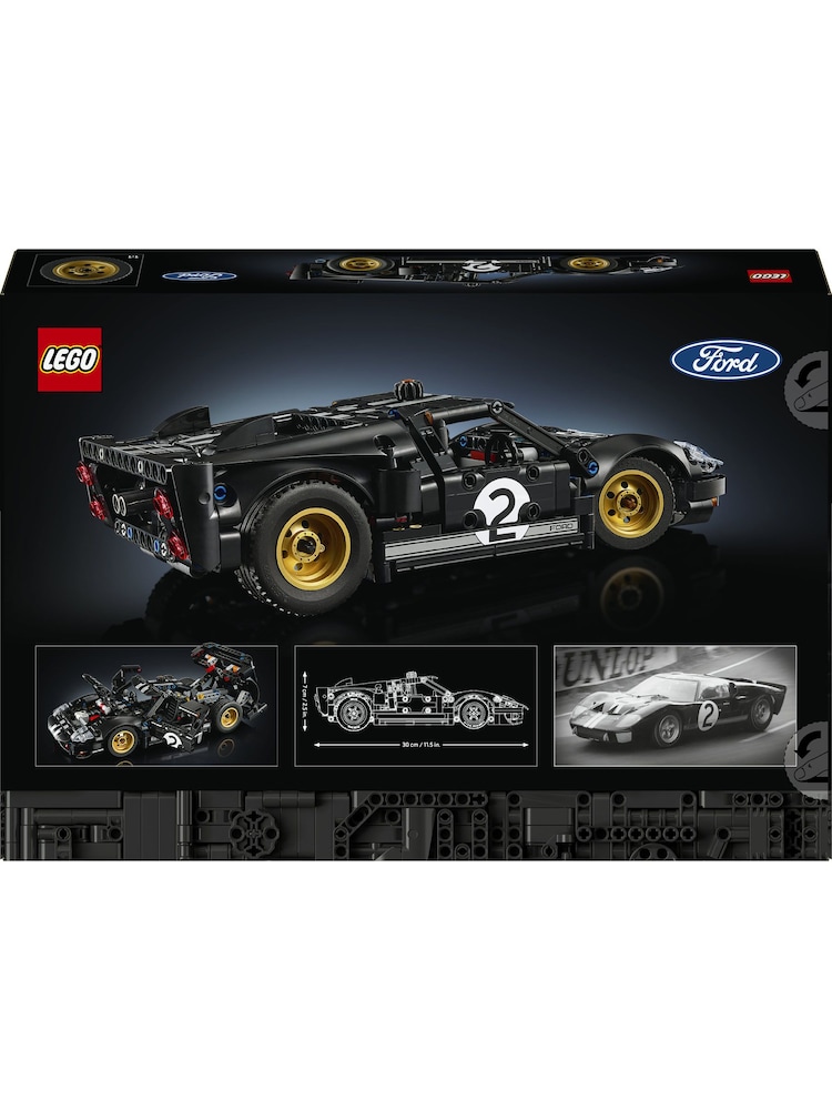 LEGO Technic 1966 Ford GT40 MKII Race Car Model Kit 42223 - Image 9 of 9