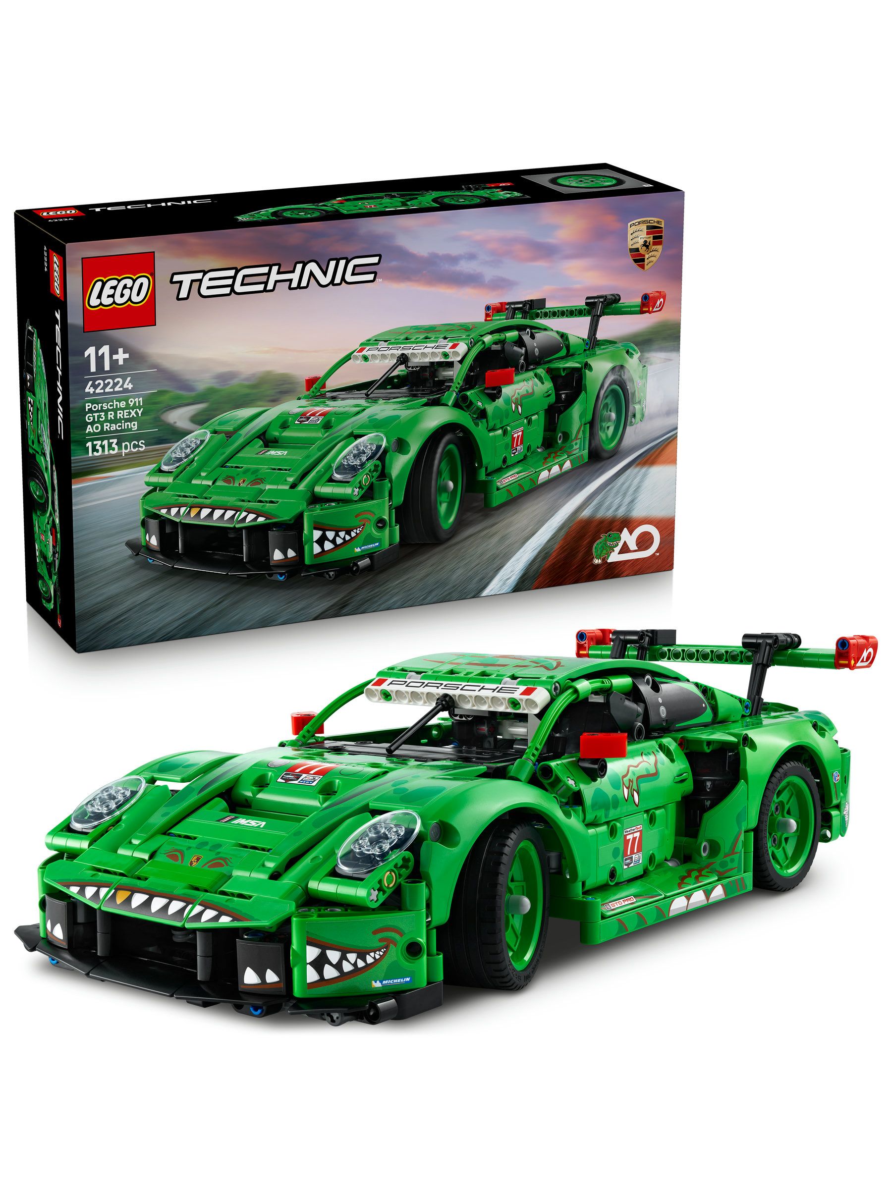 Buy LEGO Technic Porsche 911 GT3 R REXY AO Racing Car Toy 42224