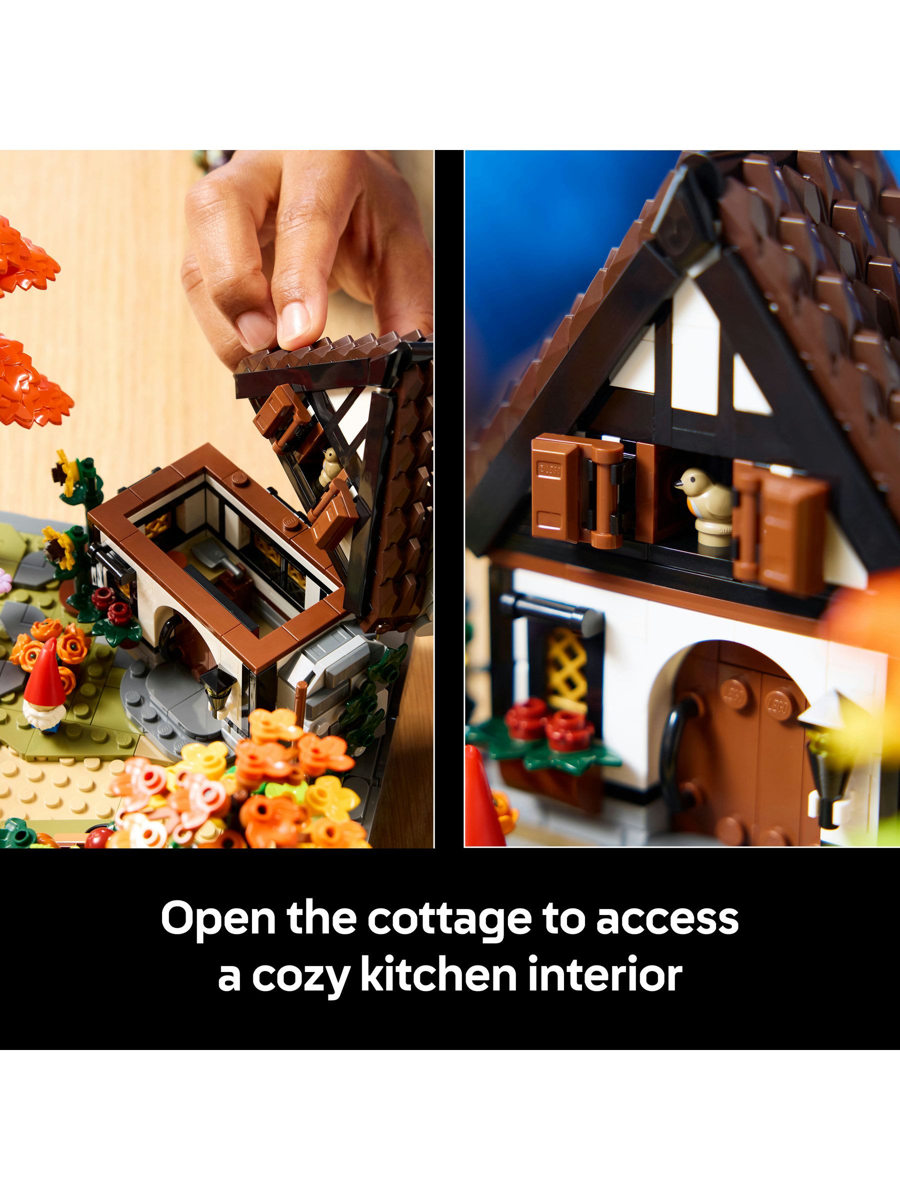 Buy LEGO Icons Autumn Cottage Garden Model Kit for Adults 11372