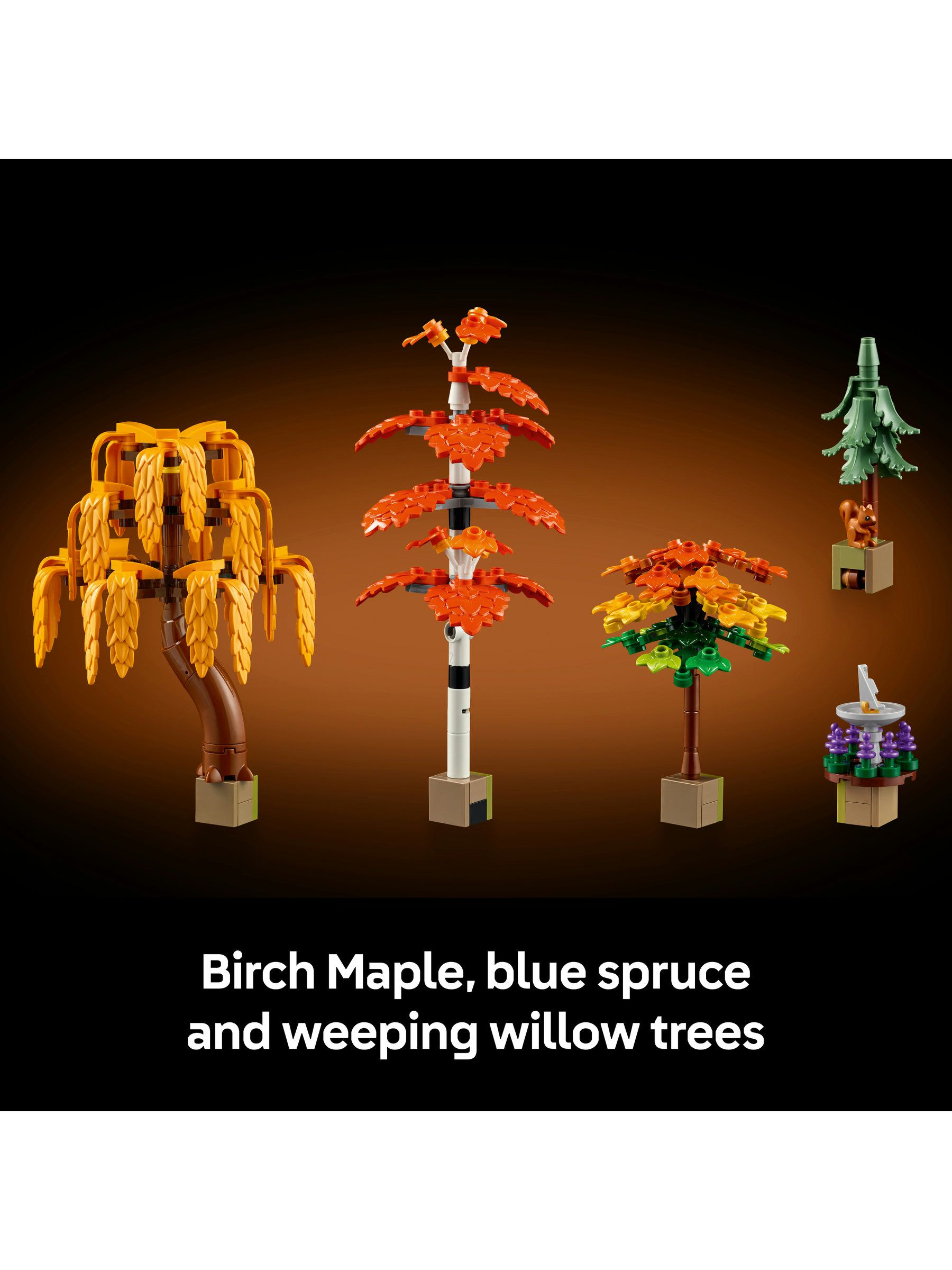 Buy LEGO Icons Autumn Cottage Garden Model Kit for Adults 11372