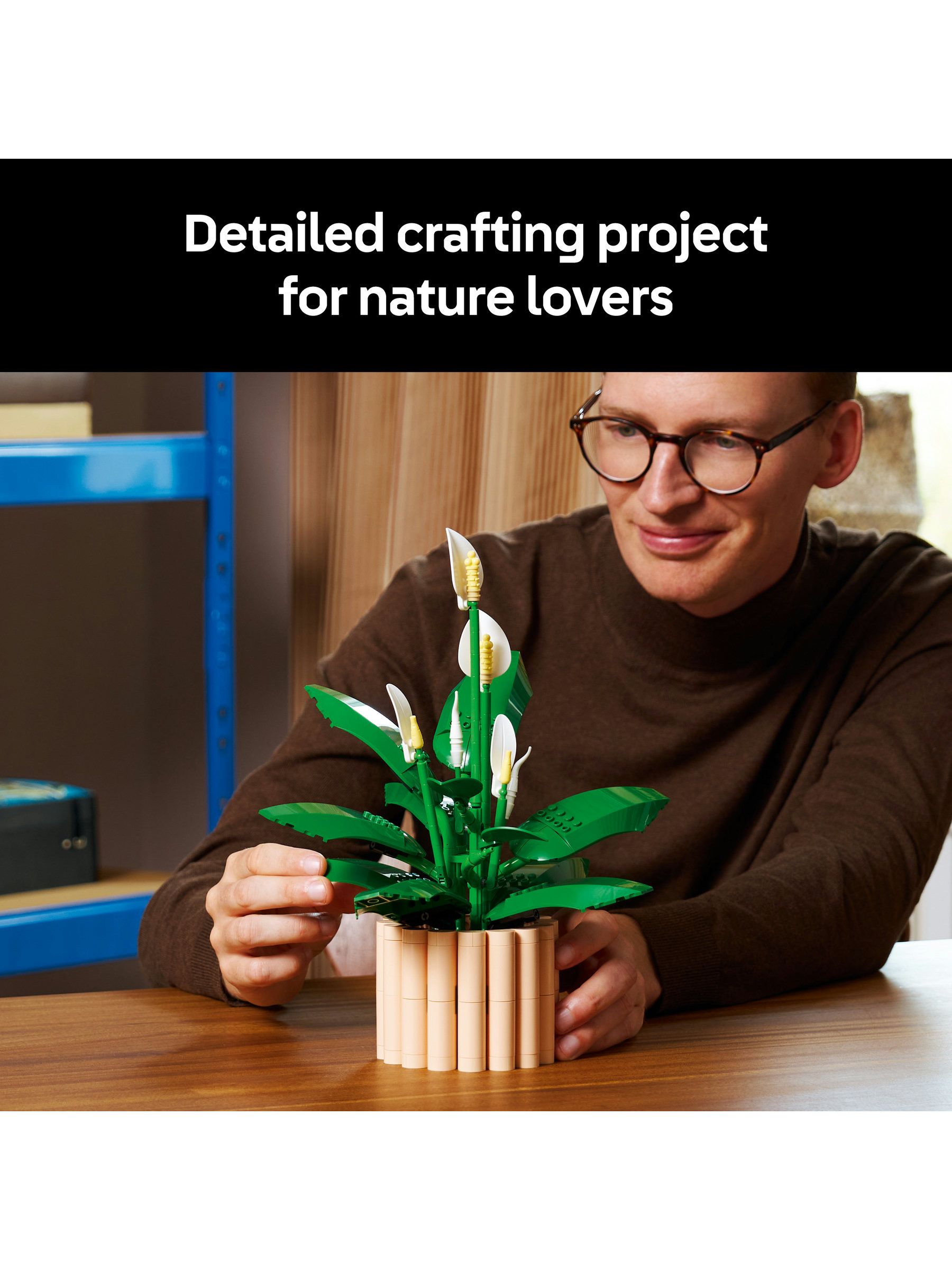 Buy LEGO Botanicals Peace Lily Artificial Plant Building Toy 11504