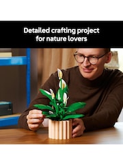 LEGO Botanicals Peace Lily Artificial Plant Building Toy 11504 - Image 4 of 8