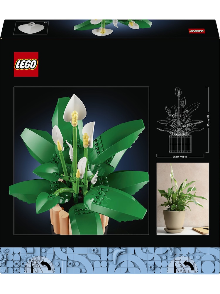 LEGO Botanicals Peace Lily Artificial Plant Building Toy 11504 - Image 8 of 8