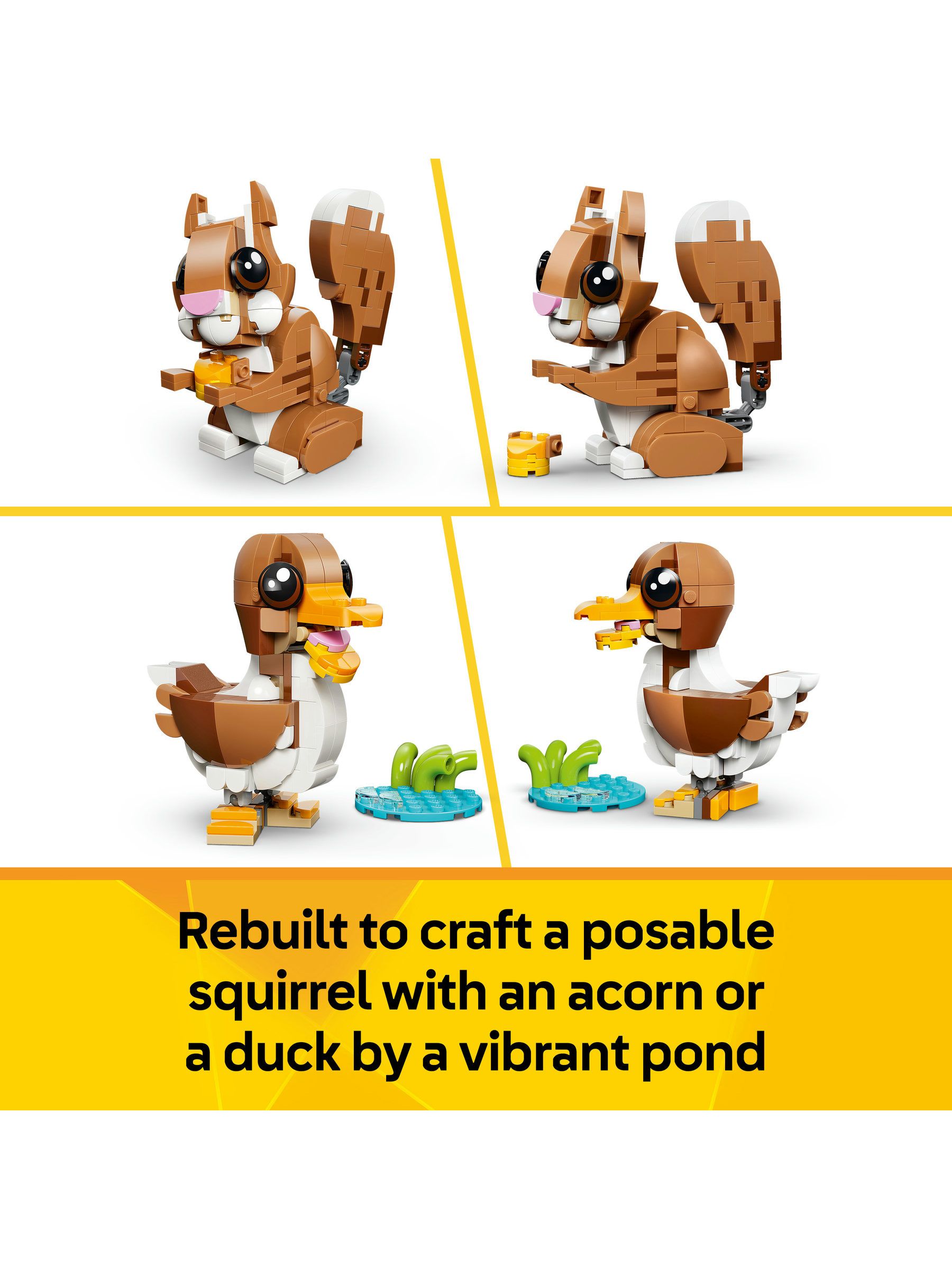 Kjøp LEGO Creator 3i1 Design med dyr Leken valphundleke 31382 from