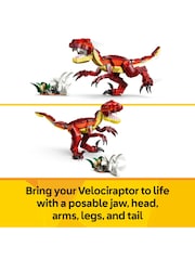 LEGO Creator 3-In-1 Fierce Dinosaur Figure Building Toy 31379 - Image 5 of 7