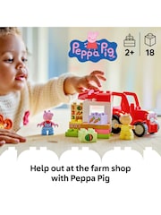 Lego Duplo Peppa Pig Traktor i pijaca igračka za malu decu - Slika 3 od 8