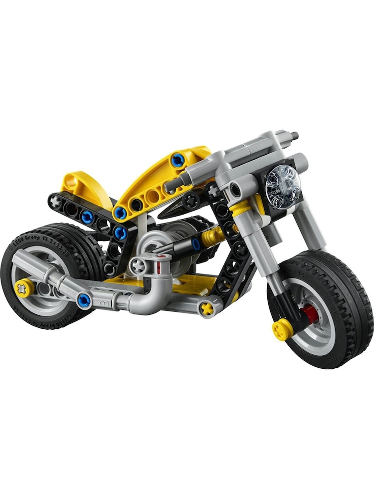 Lego Technic Yellow Motorbike Toy Model Kit 42225 - Image 2 of 8