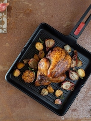 BRA Black Infinity Ribbed Grill Pan 22cm - Image 4 of 4